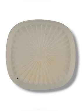 Vintage Tupperware 6.5” Square Servalier Clear 841-3 Replacement  Lid Only